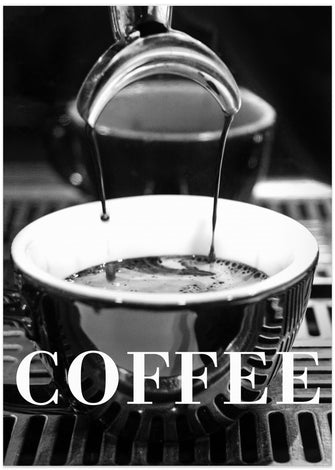 Art Prints of Coffee Text 2