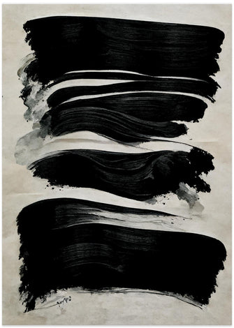 Art Prints of Black Strokes