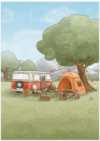 Art Prints of Camping Trip