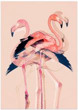 Canvas Art Print Flamingos nr. 3