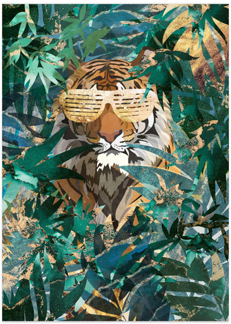 Canvas Art Print R&amp;B Tiger in the jungle