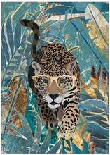 Canvas Art Print Curious jaguar in the rainforest