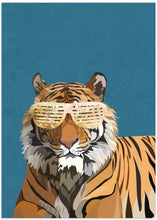 Canvas Art Print Hip Hop Tiger