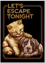 Canvas Art Print LET'S ESCAPE TONIGHT