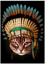 Canvas Art Print chief cat