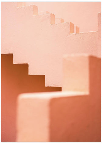 Art Prints of La Muralla Roja Pink