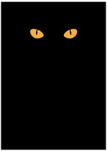 Art Prints of Halloween cat eyes