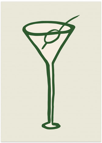 Art Prints of Cocktail Green