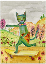 Art Prints of Pizza Cat