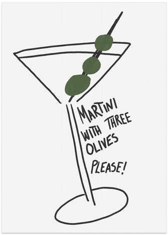 Art Prints of Martini Three Olives