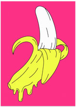 Art Prints of Melting Pink Banana