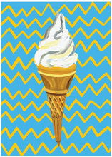 Art Prints of Ice Cream Blue