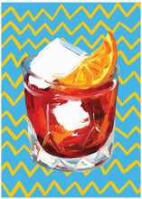 Art Prints of Negroni Blue