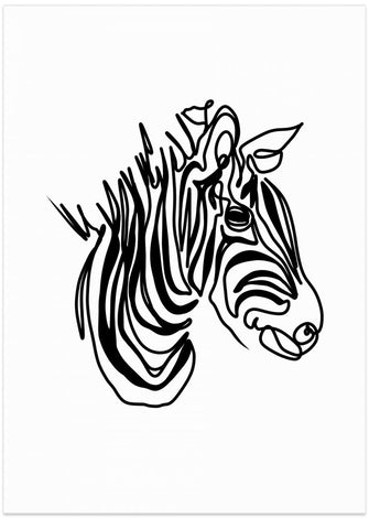 Art Prints of The Zebra