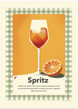 Art Prints of Spritz retro print