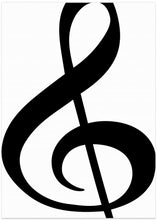 Art Prints of Big treble clef 1