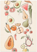 Art Prints of Tropical Vegetable illustration