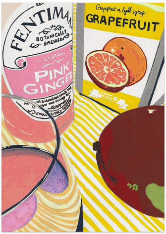 Art Prints of Fentimans Pink Ginger