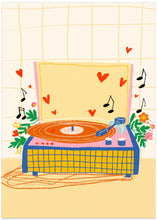 Art Prints of Vinyl love