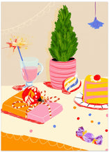 Art Prints of Holiday table