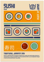 Art Prints of Sushi Japanese Food Print