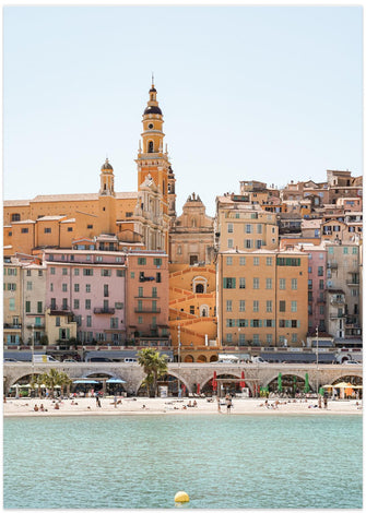 Art Prints of Skyline of Menton