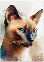 Art Prints of Cat watercolor painting animal