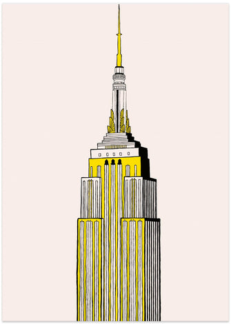 Art Prints of New York Skyscraper (Taxi Cab)