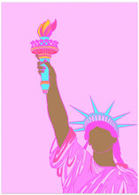 Art Prints of Lady Liberty (Color C)