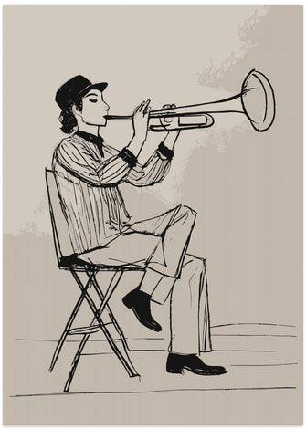 Art Prints of Trumpet Man