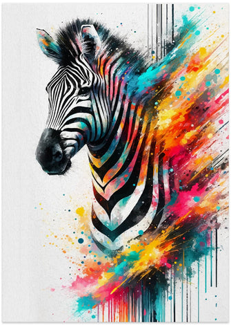 Art Prints of Colorful Zebra