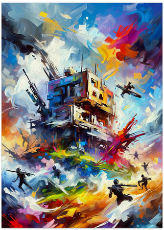 Art Prints of Fortnite Abstract