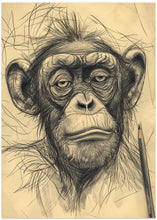 Art Prints of Monkey drawing