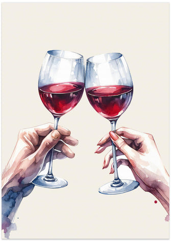 Art Prints of Cheers to us