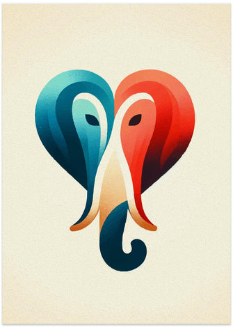 Art Prints of Elephant heart