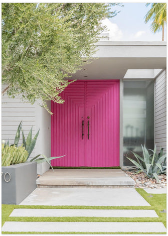 Art Prints of Magenta Pink Doors