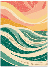 Art Prints of Abstract Sea Waves