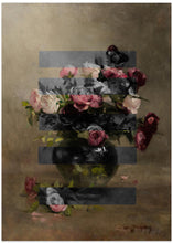 Art Prints of Bouquet of Vintage Oil Painting Flowers, Collage