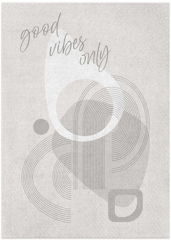 Art Prints of Mid-Century Modern - Good vibes only