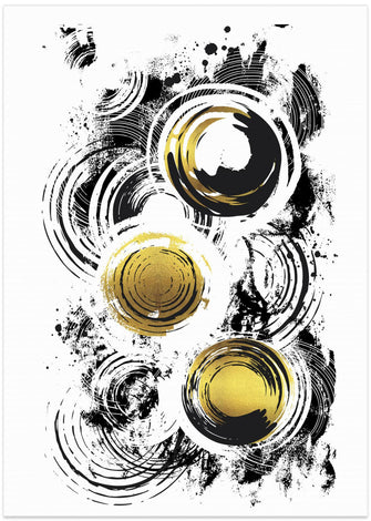 Art Prints of ABSTRACT ART Raving Circles