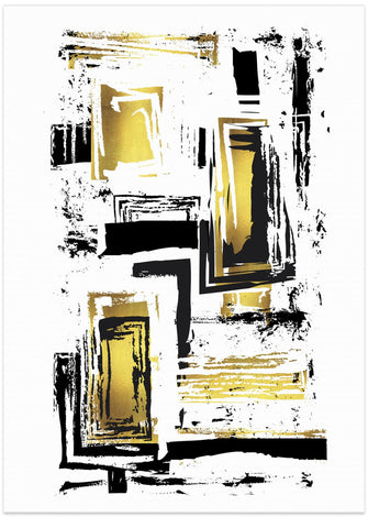 Art Prints of ABSTRACT ART Edgy Structures