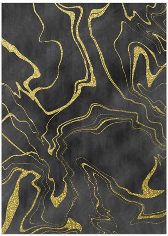 Art Prints of Golden Flows No. 11