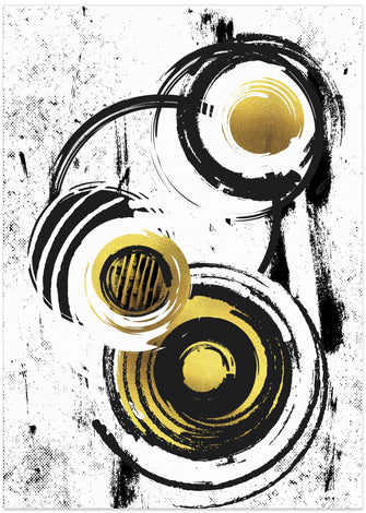 Art Prints of ABSTRACT ART Rotating circles