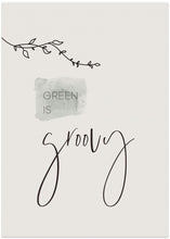 Art Prints of Green is groovy