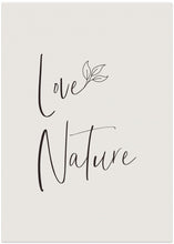 Art Prints of Love nature - minimalist