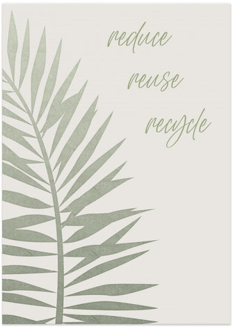 Art Prints of Reduce - reuse - recycle