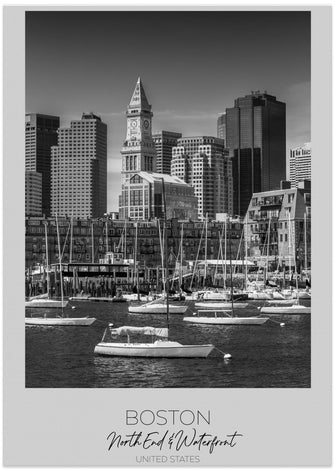 Art Prints of In focus: BOSTON Skyline North End &amp; Waterfront