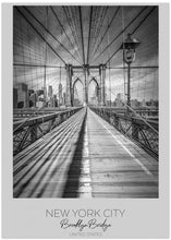 Art Prints of In focus: NEW YORK CITY Brooklyn Bridge