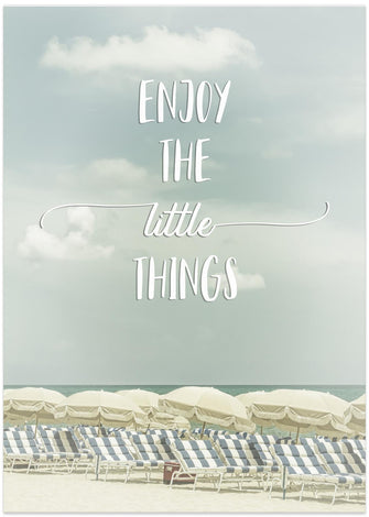 Art Prints of Enjoy the little things | Beachscape