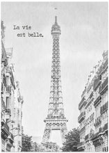 Art Prints of PARIS La vie est belle